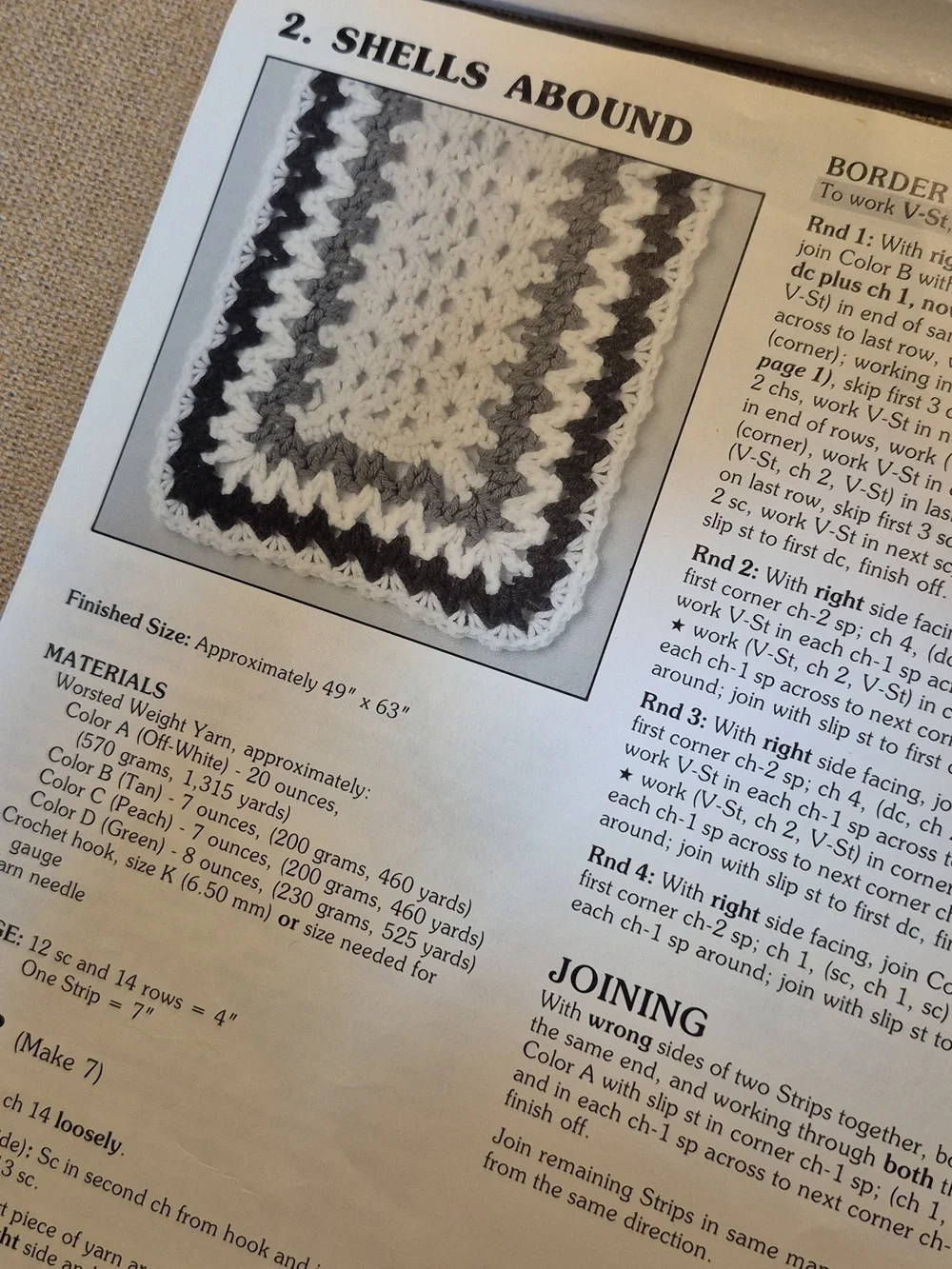 Vintage 1990's Lot Of 4 Mile-A-Minute Crochet Pattern Books - Picture 10 of 14